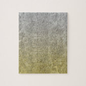 Puzzle Gradient de parties scintillantes d'argent et d'or (Vertical)