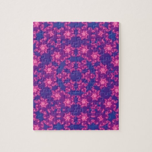 Puzzle Gradient kaléidoscope rose et bleu (Vertical)