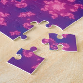 Puzzle Gradient kaléidoscope rose et bleu (Côté)