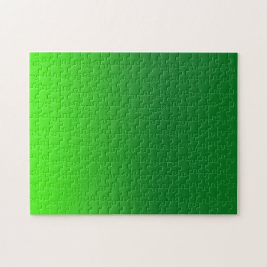 Puzzle Gradient vert ombre Vivid Modern Simple (Horizontal)