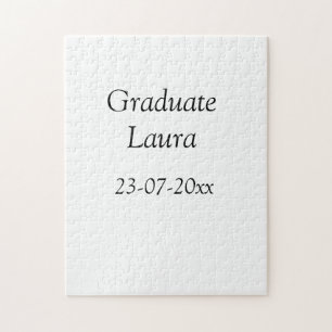 Puzzle Graduate class of 20xx Congratulate add name date