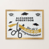 Puzzle Graduation Classe of 2022 Fun Custom (Horizontal)