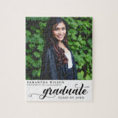 Puzzle Graduation de la photo de script moderne (Vertical)