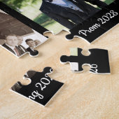 Puzzle Graduation moderne 17 Photo Collage noir (Côté)