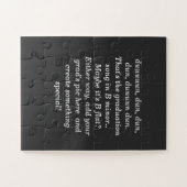 Puzzle Graduation personnalisée (Horizontal)