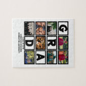 Puzzle Graduation Personnalisée Classe De 8E Année Collag (Horizontal)