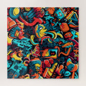 Puzzle Graffiti Art Puzzzle (Horizontal)