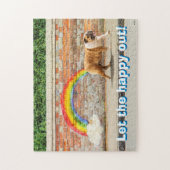 Puzzle Graffiti Chien et Arc-en-ciel (Vertical)