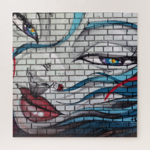 Puzzle Graffiti de fille asiatique