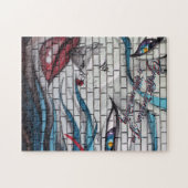 Puzzle Graffiti de fille asiatique (Horizontal)