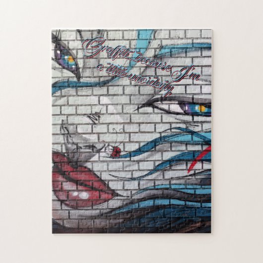 Puzzle Graffiti de fille asiatique (Vertical)
