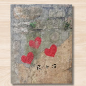 Puzzle Graffiti de monogramme de coeur