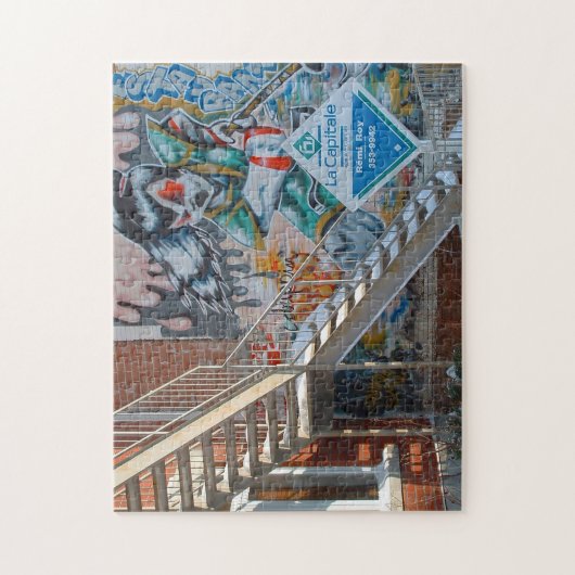 Puzzle Graffiti de Montréal. (Vertical)
