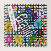 Puzzle Graffiti de voeux (Horizontal)