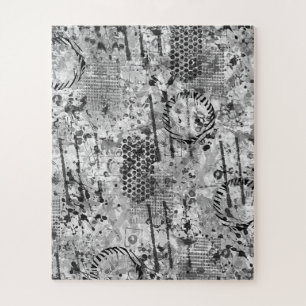 Puzzle Graffiti Etchings