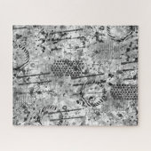 Puzzle Graffiti Etchings (Horizontal)