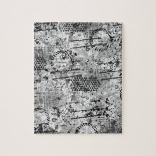 Puzzle Graffiti Etchings