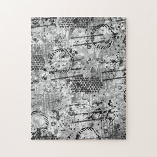 Puzzle Graffiti Etchings