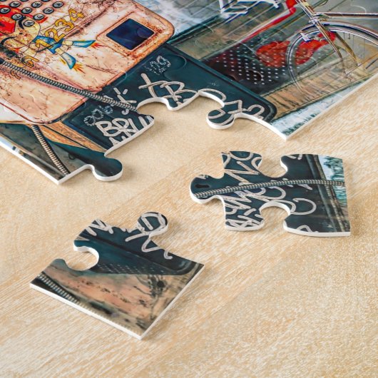 Puzzle Graffiti Love - Les écrits sur le mur Jigsaw (Côté)