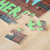 Puzzle Graffiti muraux de briques inspiré 96e anniversair (Côté)