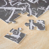 Puzzle graffiti rayé (Côté)