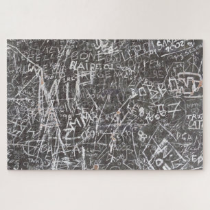 Puzzle graffiti rayé