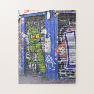 Puzzle Graffiti Street Art Shoreditch Hackney London Roya