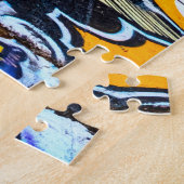 Puzzle graffiti urbain Cool dans un immeuble abandonné, (Côté)