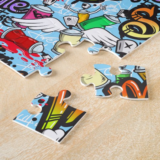 Puzzle Graffitti de la vieille école (Côté)