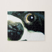 Puzzle grand Boston moderne Terrier (Horizontal)