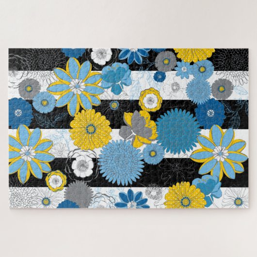 Puzzle Grand casse-tête floral 20x30 pour les aveugles de (Horizontal)