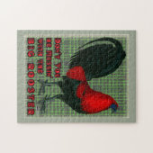Puzzle Grand Coq Rouge (Horizontal)