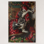 Puzzle Grand Danois Fête de Noël (Vertical)