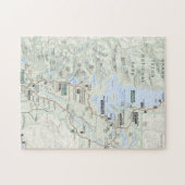 Puzzle grand de carte de Teton (Horizontal)