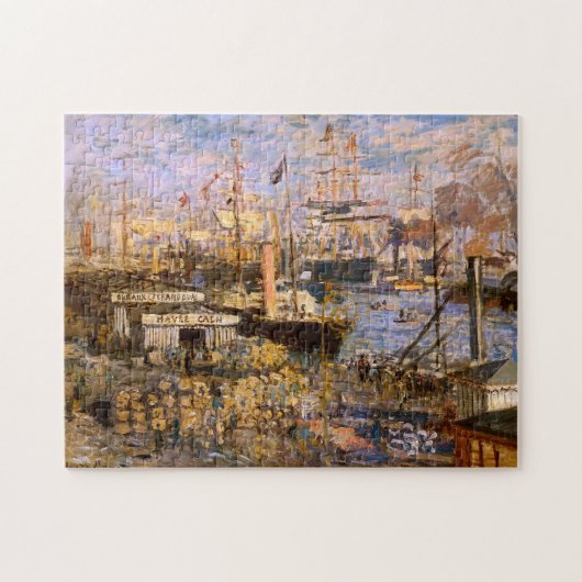 Puzzle Grand Dock Le Havre Monet Art (Horizontal)
