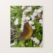 Puzzle Grand Fritillaire en éperon sur le Laurel de monta (Vertical)