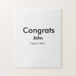 Puzzle grand garçon ajouter nom félicitations date année<br><div class="desc">conception</div>