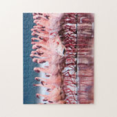 Puzzle Grand Groupe De Petits Flamants (Vertical)
