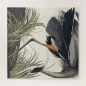 Puzzle Grand héron bleu des oiseaux d'Amérique (Horizontal)