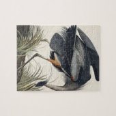 Puzzle Grand héron bleu des oiseaux d'Amérique (Horizontal)