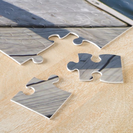 Puzzle Grand Héron Bleu Gros plan sur Oiseau Amoureux (Côté)