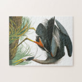 Puzzle Grand héron bleu par John James Audubon (Horizontal)