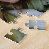 Puzzle Grand-mère a établi un script moderne noir 3 Photo (Côté)