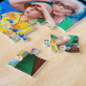 Puzzle Grand-mère Script Black 3 Photo (Côté)