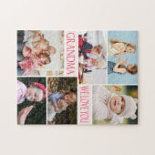 Puzzle Grand-mère We Love You Photo Collage (Horizontal)