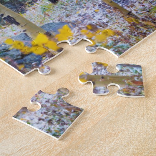 Puzzle Grand Mesa cabine solitaire dans une forêt (Côté)