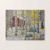 Puzzle Grand Mesa cabine solitaire dans une forêt (Horizontal)