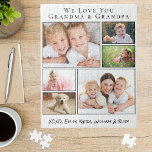 Puzzle Grand-parents Vous Aiment 6 Collage Photo<br><div class="desc">Donnez aux meilleurs grands-parents du monde un puzzle personnalisé amusant avec un collage photo de 6 de leurs proches. Vous pouvez personnaliser avec six photos de famille de petits-enfants, membres de la famille, animaux de compagnie, etc, et customiser l'expression à "Je t'aime" ou "Nous t'aimons", et comment ils sont adressés...</div>