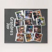 Puzzle Grand-père's Joy Photo Frame Collage Moderne tenda (Horizontal)