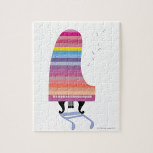 Puzzle Grand piano du Colorful